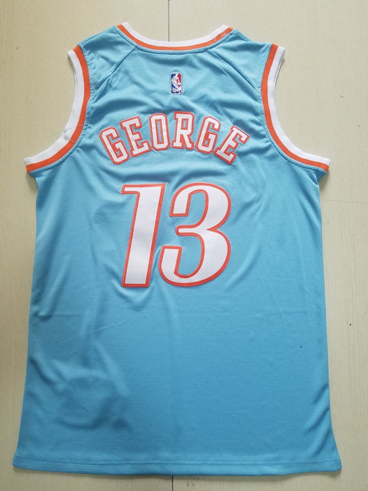 Men's LA Clippers Paul George Blue 2021/22 Swingman Jersey - City Edition