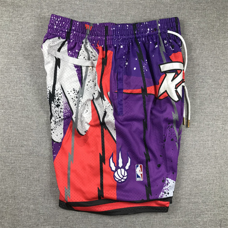 Men's Toronto Raptors Purple Swingman Pocket Shorts