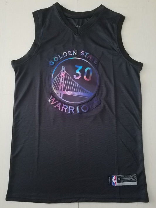 Stephen Curry #30 NBA Black Fast Break Replica-Trikot der Golden State Warriors für Herren