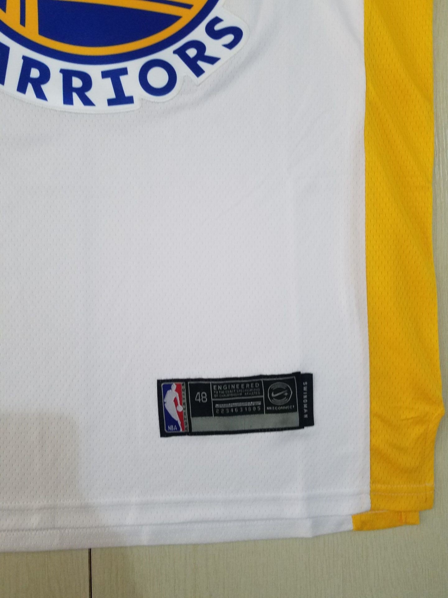 Men's Golden State Warriors James Wiseman White Fast Break Replica Player Jersey