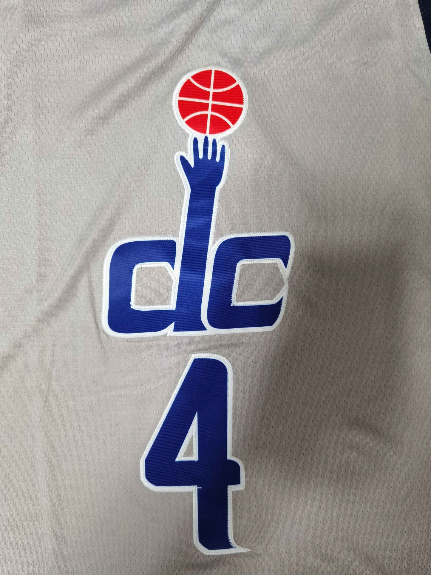 Graues Swingman-Spielertrikot der Washington Wizards Russell Westbrook #4 für Herren