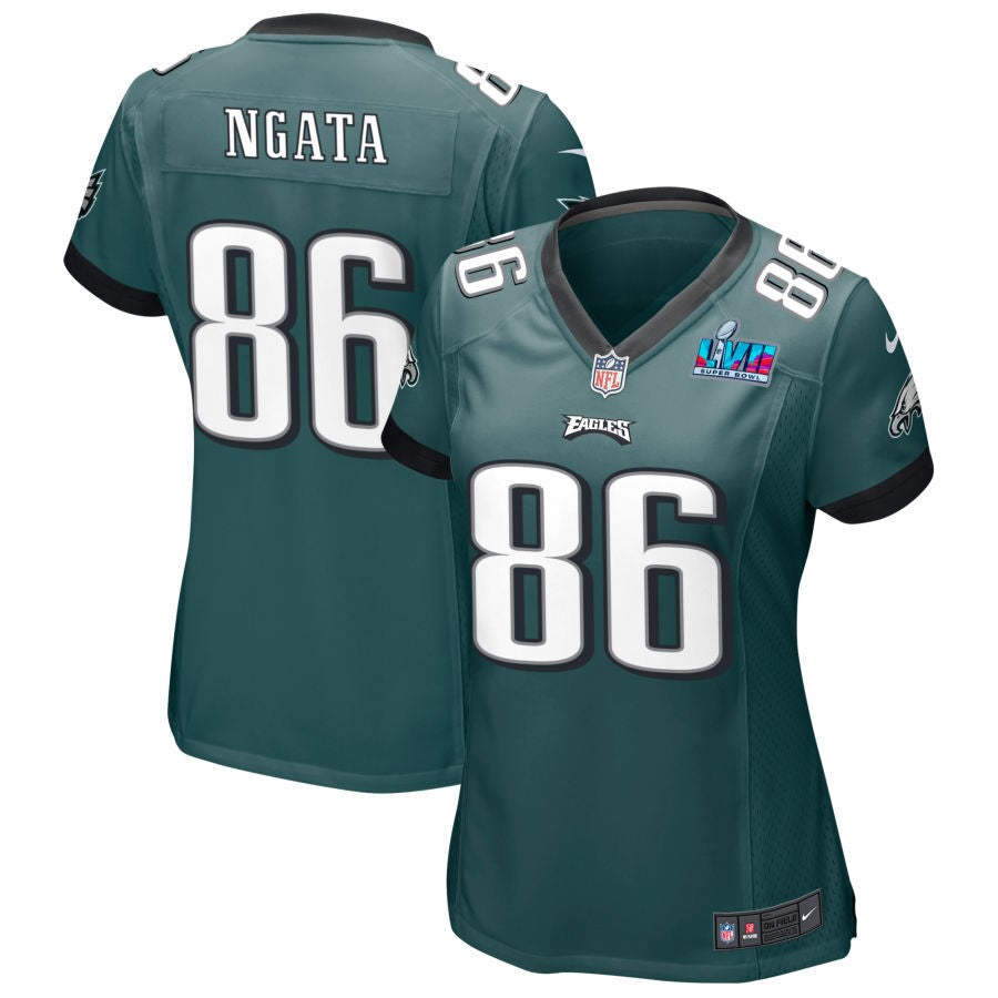 Joseph Ngata Philadelphia Eagles Nike Women's Super Bowl LVII Game Jersey - Midnight Green