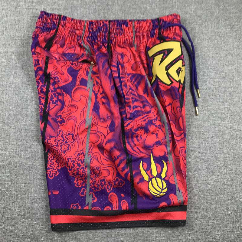 Men's Toronto Raptors Fuchsia Year of the Tiger Edition Pocket Shorts