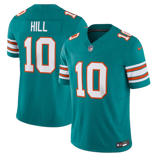 Men's Miami Dolphins Tyreek Hill #10 Aqua Player Jersey