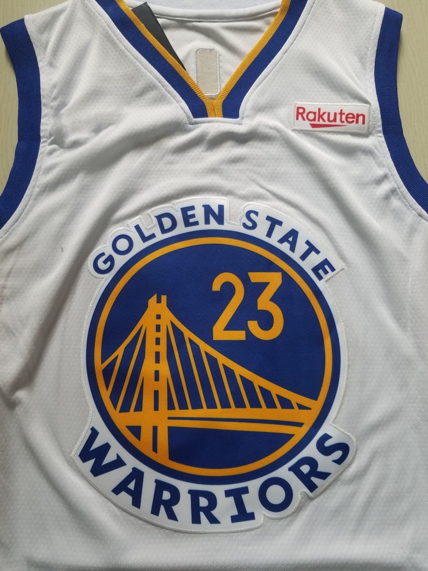 Herren-Klassiker-Spielertrikot der Golden State Warriors Draymond Green #23 in Weiß