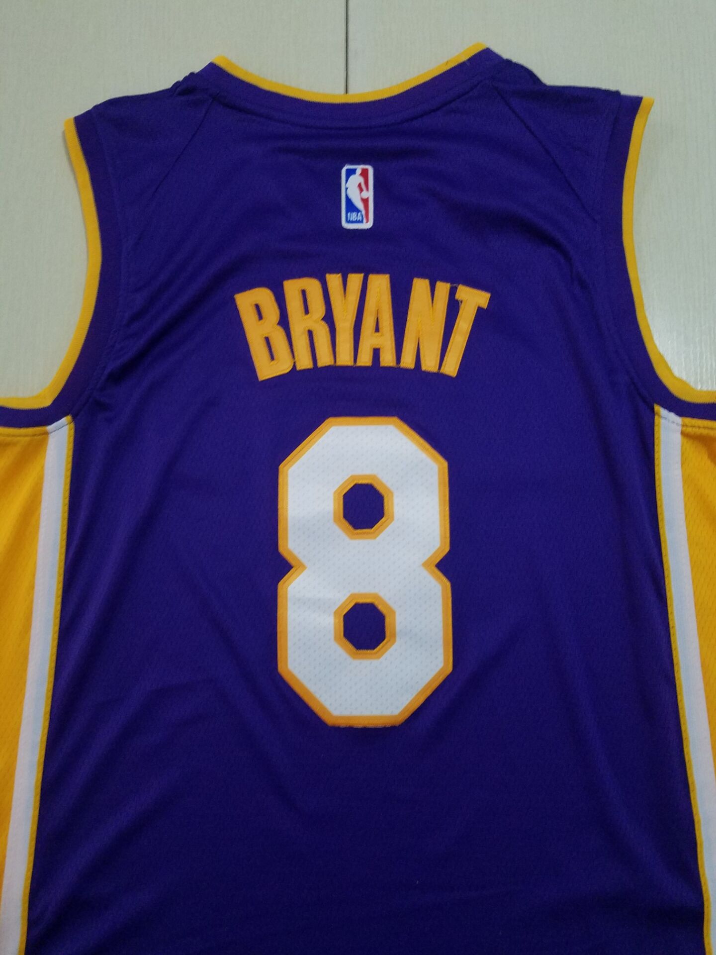 Men's Los Angeles Lakers Kobe Bryant Purple #8 Swingman Player Jersey