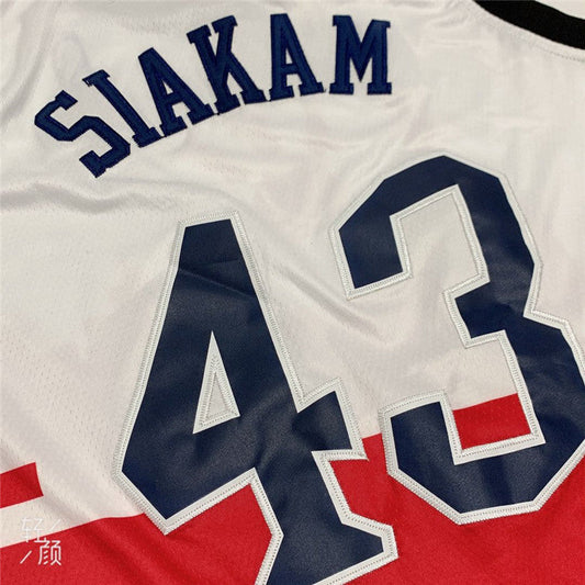 Men's Toronto Raptors Pascal Siakam #43 NBA Player Jersey Retro White