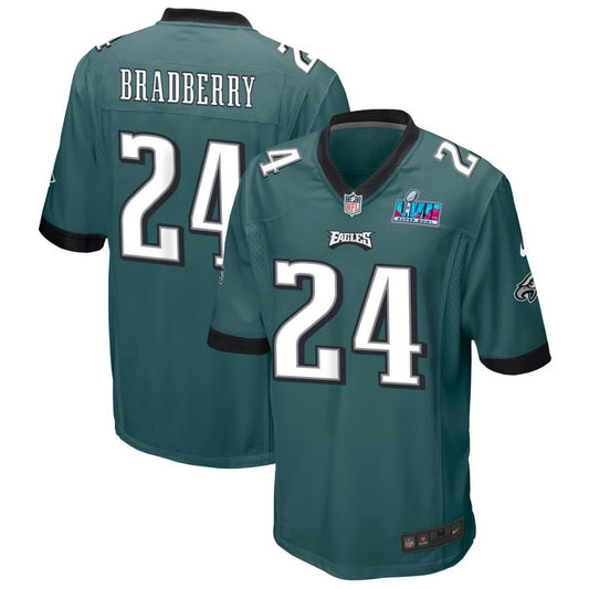 James Bradberry Philadelphia Eagles Nike Super Bowl LVII Game Jersey - Midnight Green