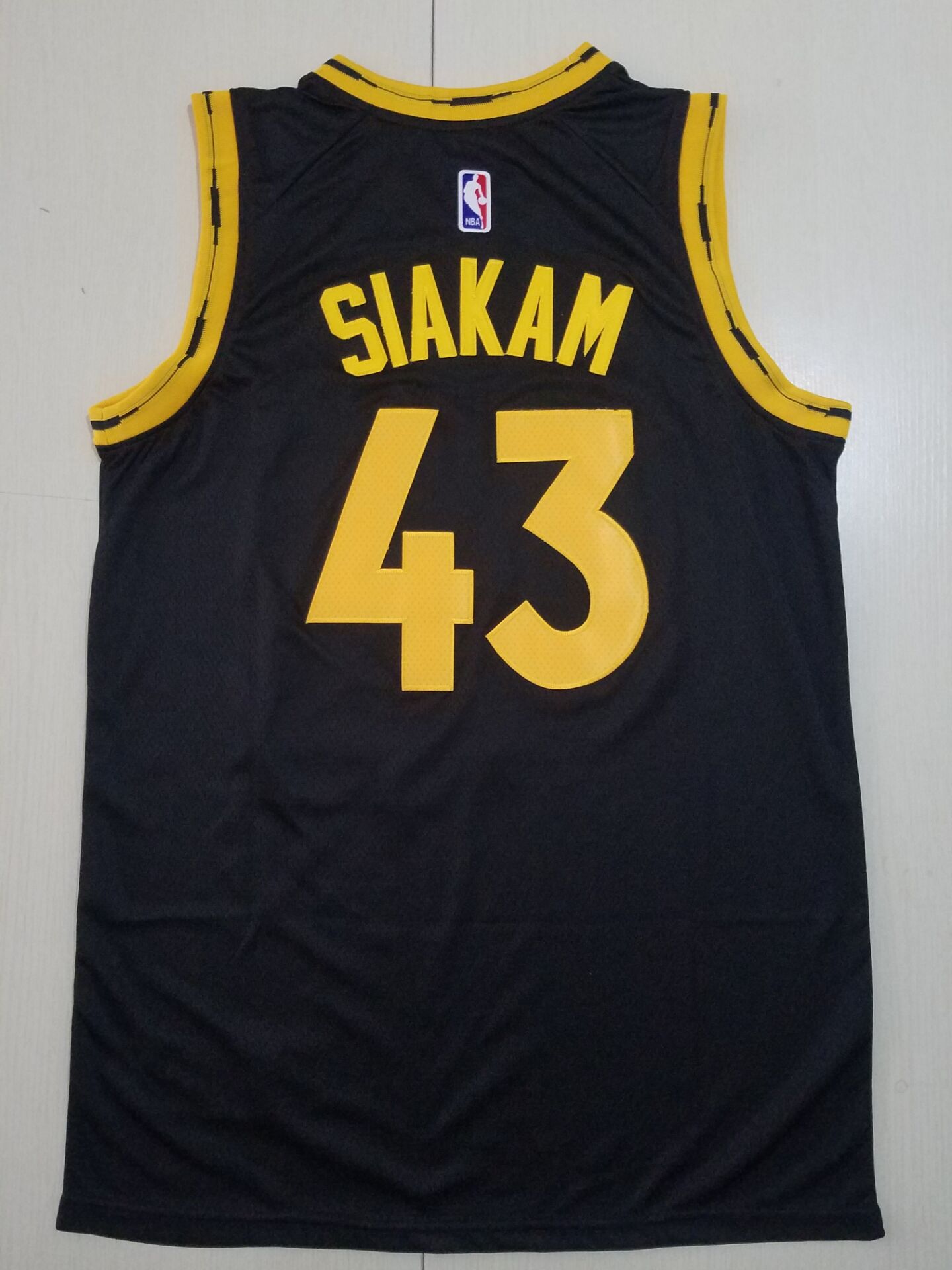 Men's Toronto Raptors Pascal Siakam Black 2020/21 Fast Break Player Jersey