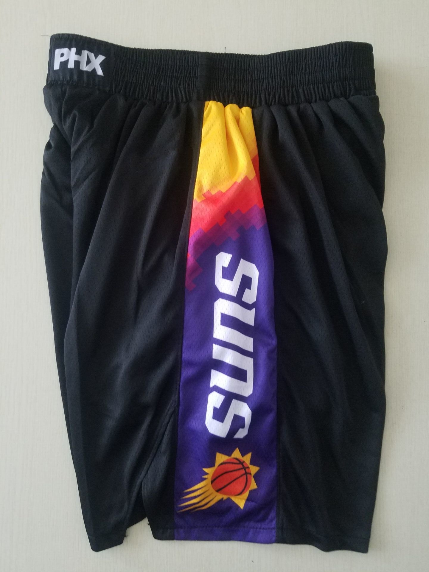 Schwarze New City Edition-Basketballshorts der Phoenix Suns für Herren