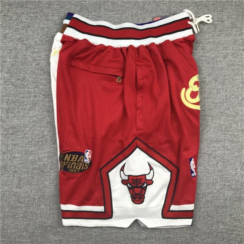 1997 NBA Finals Basketball Shorts Utah Jazz & Chicago Bulls