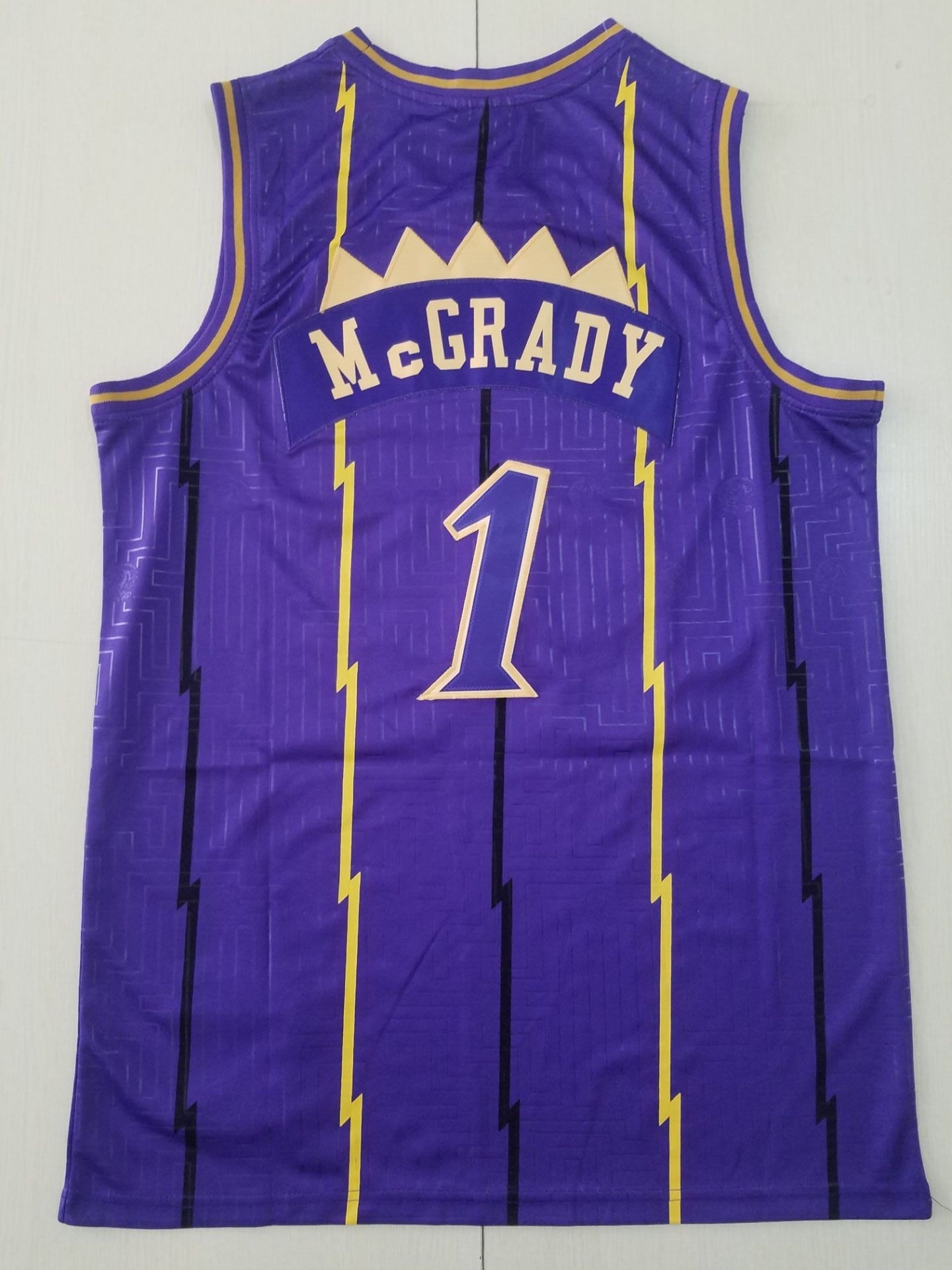 Men's Toronto Raptors Tracy McGrady 1998-99 Purple Hardwood Classics Swingman Jersey