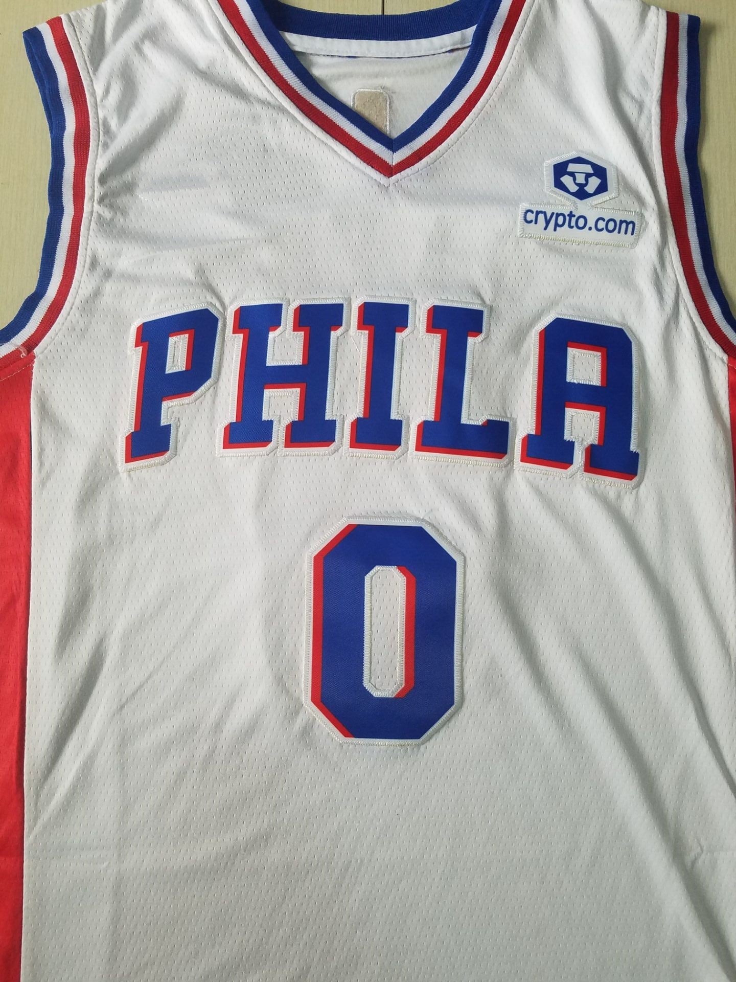 Men's Philadelphia 76ers Tyrese Maxey White Fastbreak Replica Player Jersey