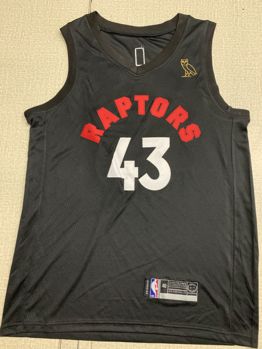 Men's Toronto Raptors Pascal Siakam #43 NBA Black Player Jersey