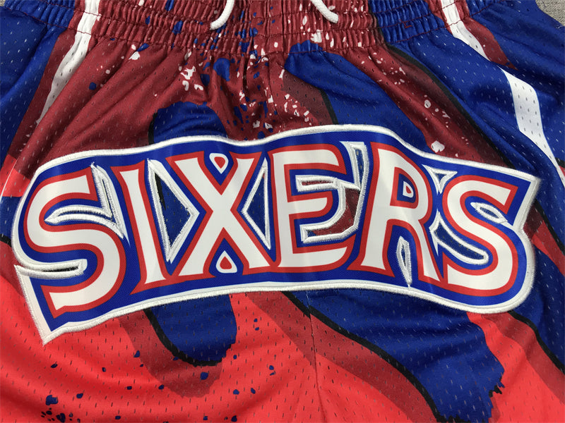 Men's Philadelphia 76ers Red Swingman Pocket Shorts