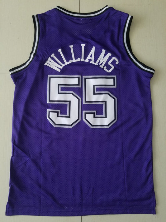 Men's Sacramento Kings Jason Williams Purple Hardwood Classics Swingman Jersey