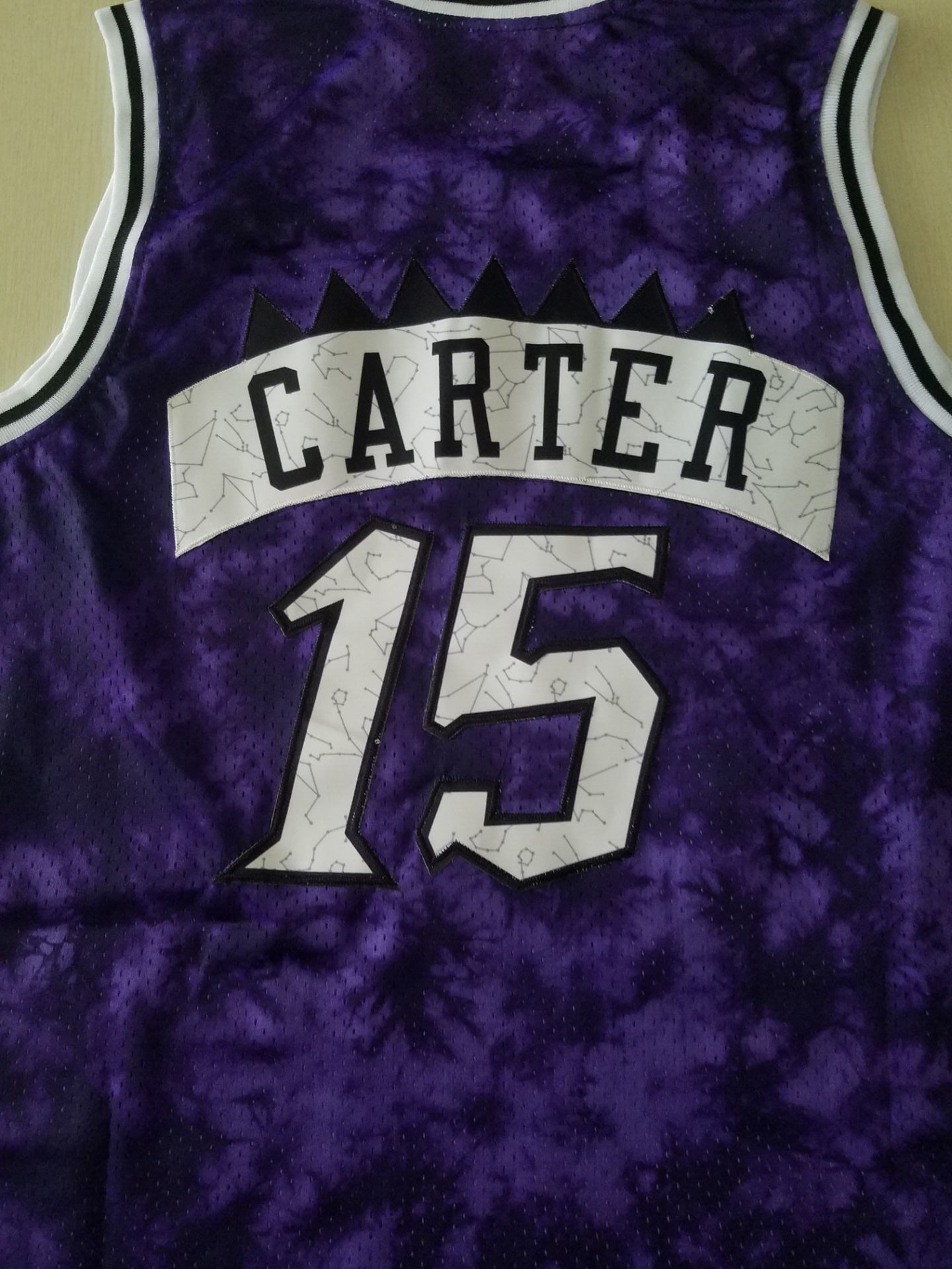 Toronto Raptors Vince Carter Purple Galaxy Swingman-Trikot für Herren