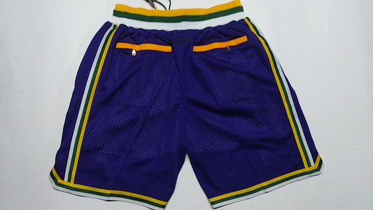 Herren-Basketballshorts „Utah Jazz“ in Lila