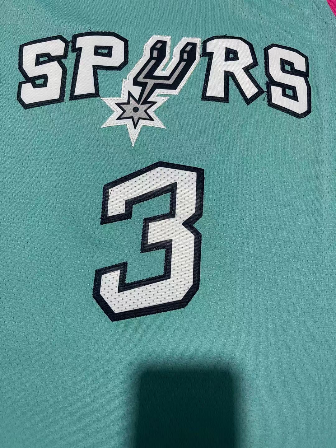 Men's San Antonio Spurs Keldon Johnson #3 Green 2022/23 Swingman Jersey