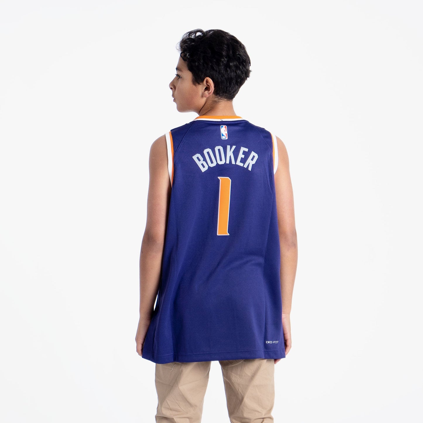 Devin Booker Phoenix Suns 2023 Icon Edition Youth NBA Swingman Jersey