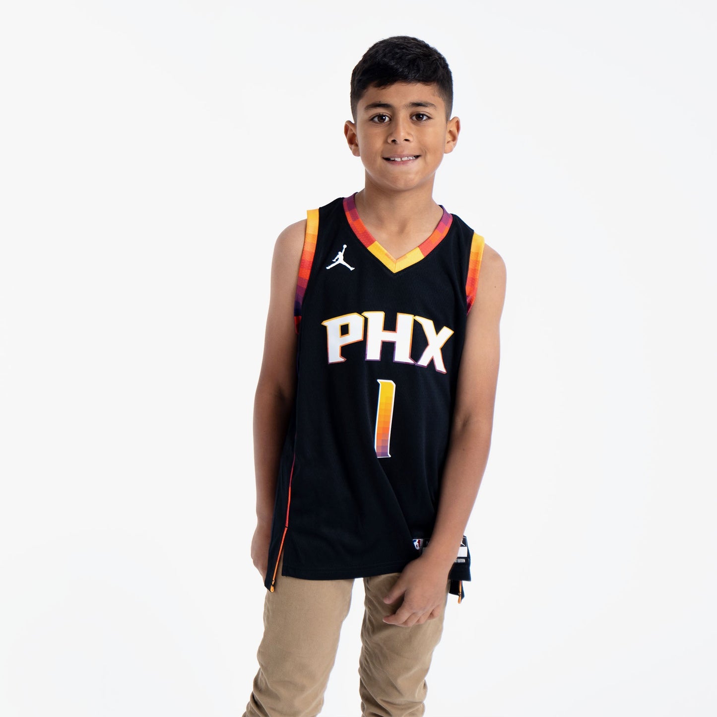 Devin Booker Phoenix Suns 2023 Statement Edition Youth NBA Swingman Jersey