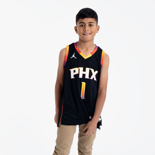 Devin Booker Phoenix Suns 2023 Statement Edition Jugend-NBA-Swingman-Trikot 