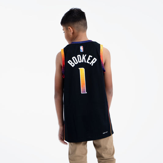 Devin Booker Phoenix Suns 2023 Statement Edition Jugend-NBA-Swingman-Trikot 