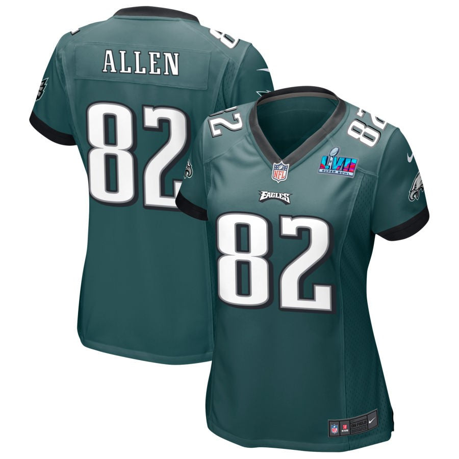 Devon Allen Philadelphia Eagles Nike Women's Super Bowl LVII Game Jersey - Midnight Green