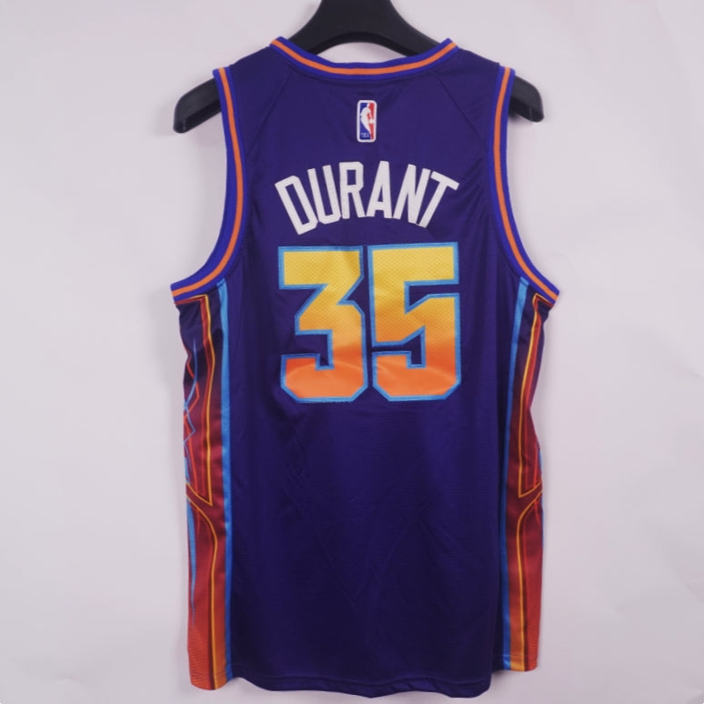 Men's Phoenix Suns Kevin Durant #35 Purple 2023/24 Swingman Jersey - City Edition