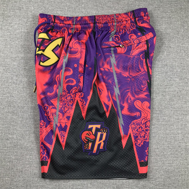 Men's Toronto Raptors Fuchsia Year of the Tiger Edition Pocket Shorts