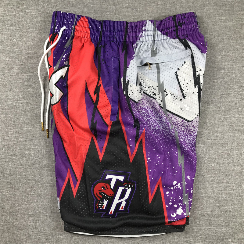 Men's Toronto Raptors Purple Swingman Pocket Shorts