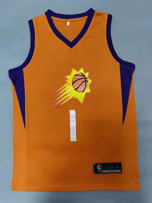 Men's Phoenix Suns Devin Booker Orange 2019/20 Fast Break Replica Player Jersey