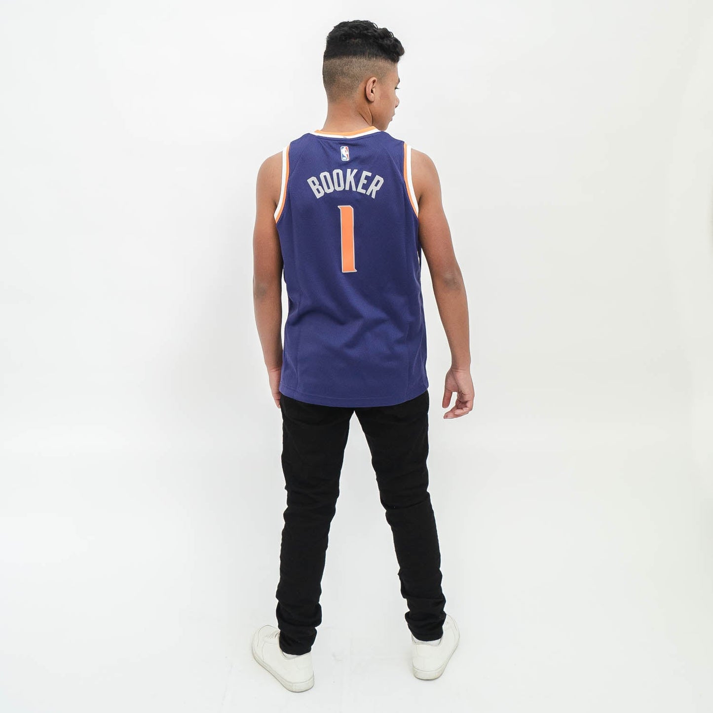 Devin Booker Phoenix Suns 2023 Icon Edition Youth NBA Swingman Jersey