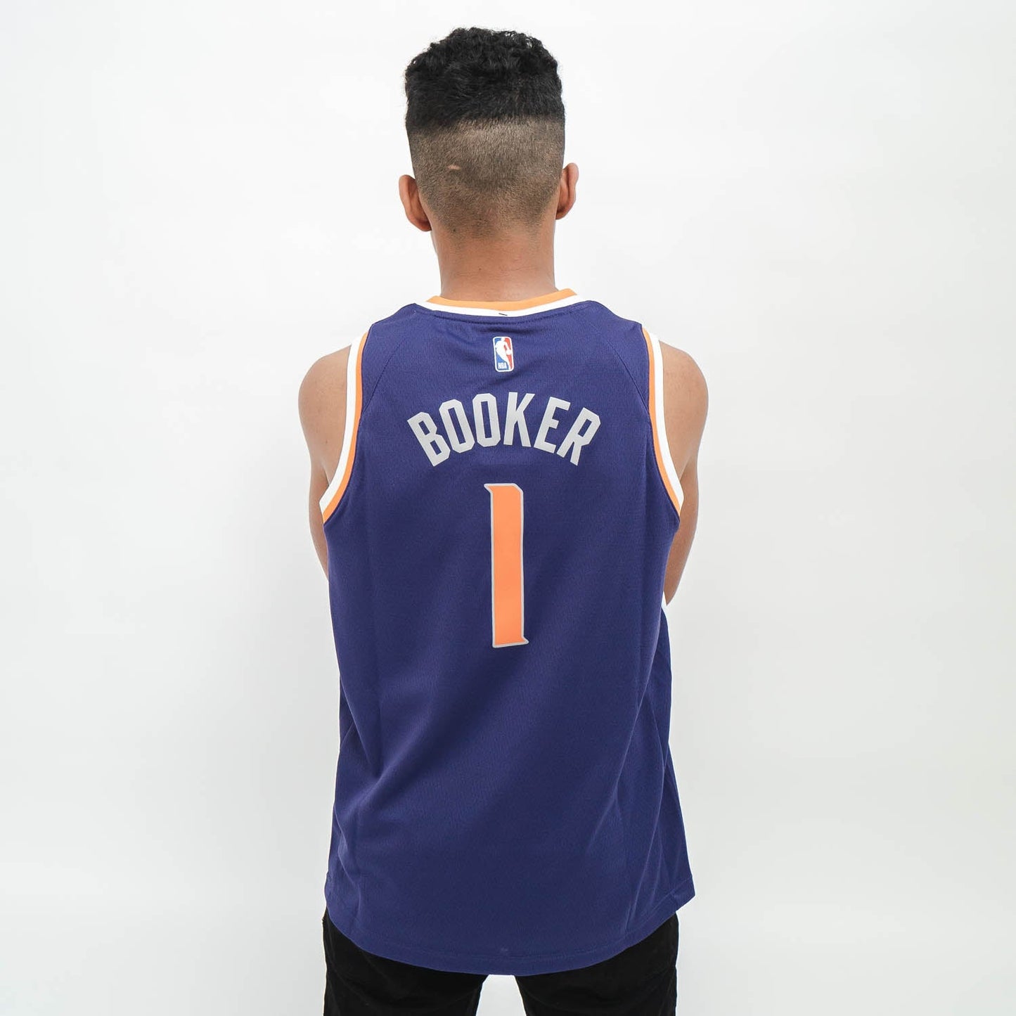 Devin Booker Phoenix Suns 2023 Icon Edition Youth NBA Swingman Jersey