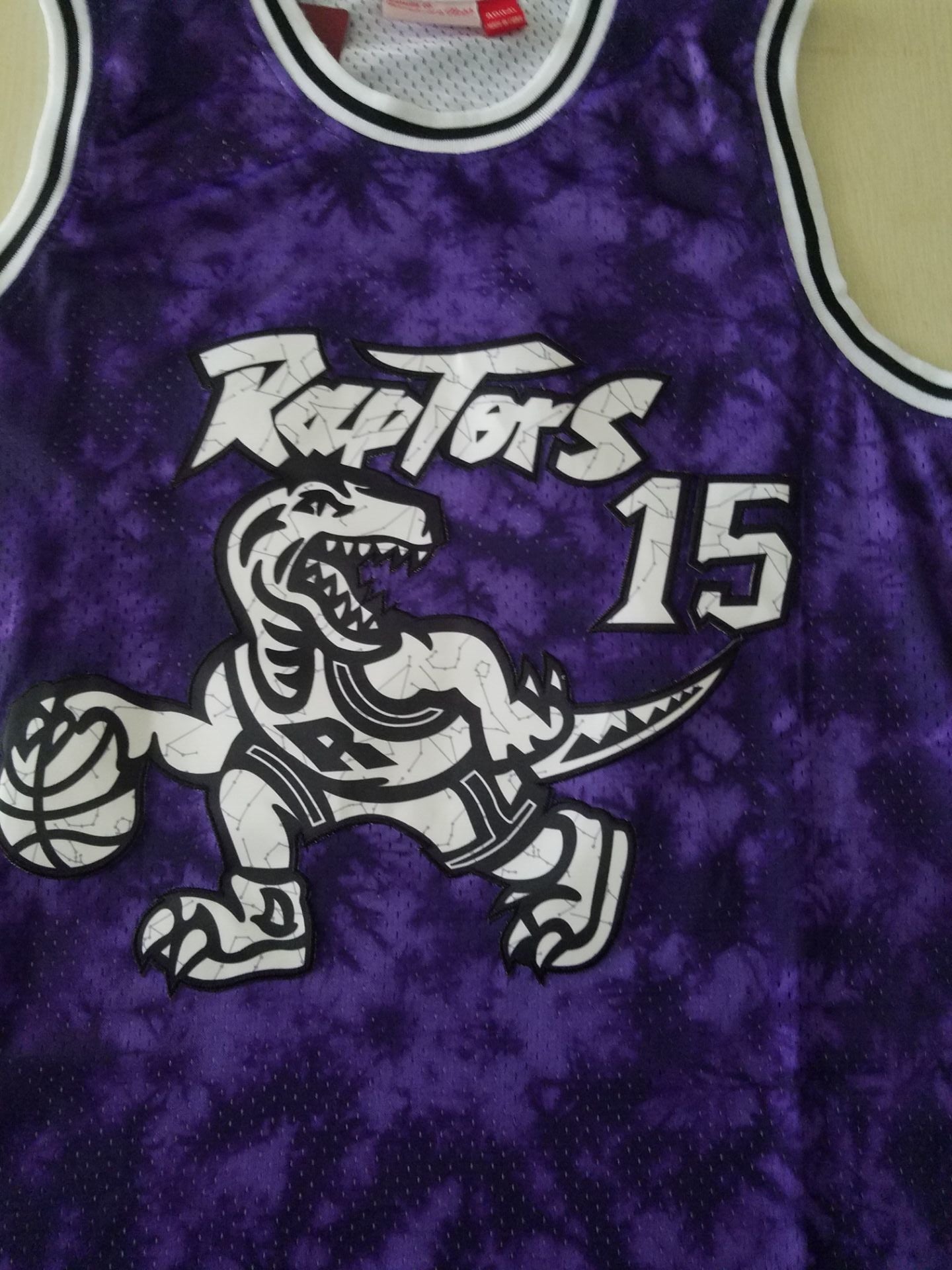 Toronto Raptors Vince Carter Purple Galaxy Swingman-Trikot für Herren