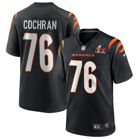 Devin Cochran Cincinnati Bengals Nike Super Bowl LVI Game Jersey - Black