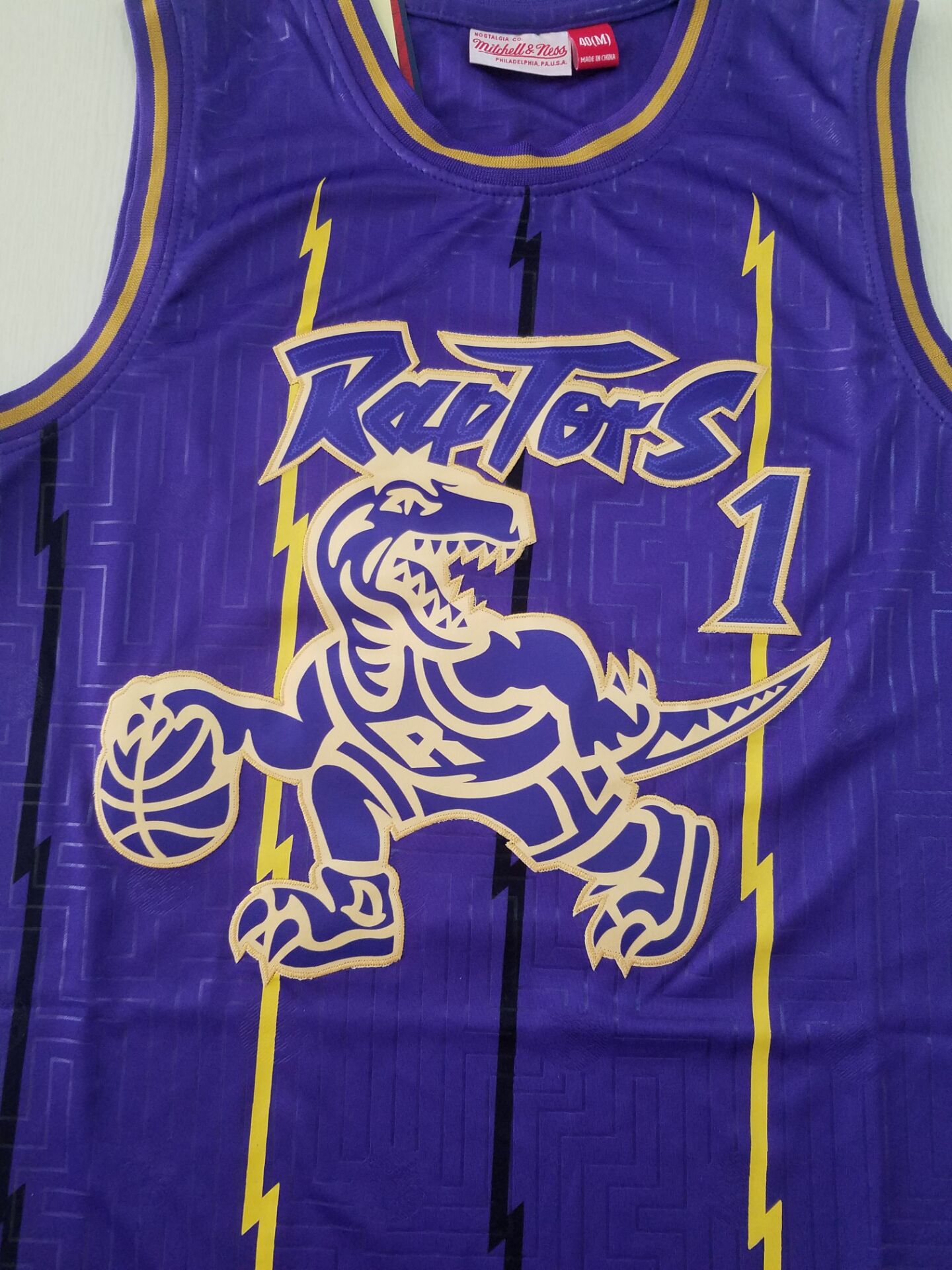 Men's Toronto Raptors Tracy McGrady 1998-99 Purple Hardwood Classics Swingman Jersey