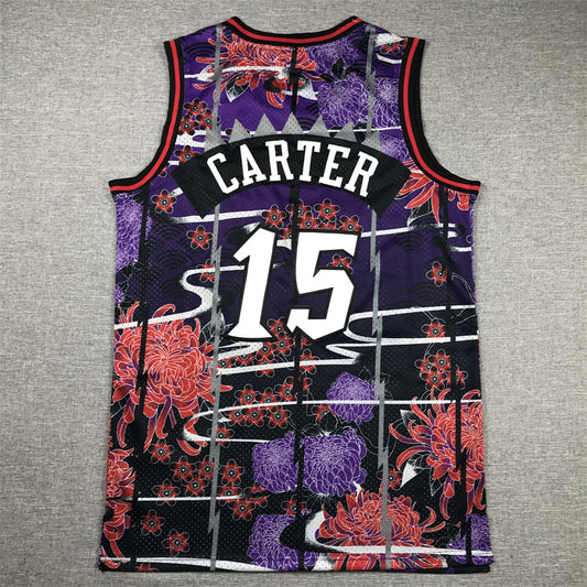 Men's Toronto Raptors Vince Carter #15 Year of Rabbit Edition Hardwood Classics Swingman Jersey