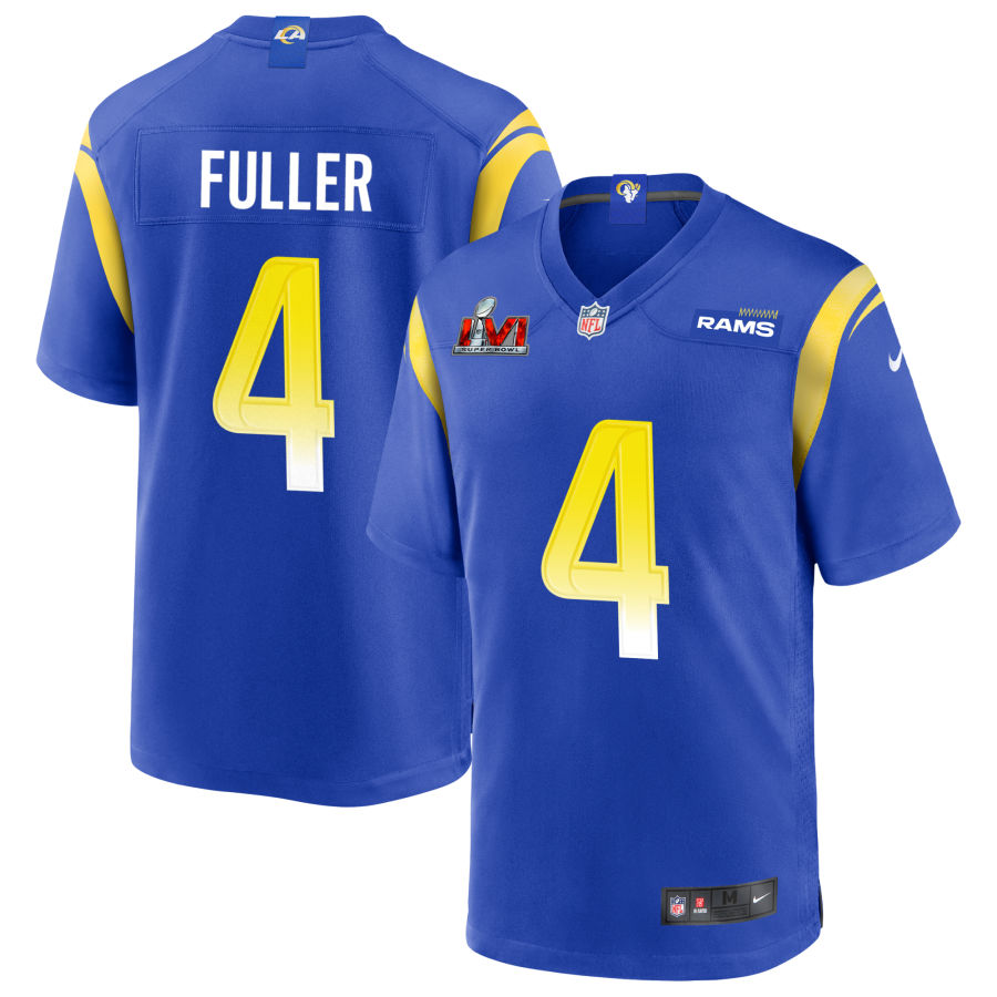 Jordan Fuller Los Angeles Rams Nike Super Bowl LVI Spieltrikot – Royalblau