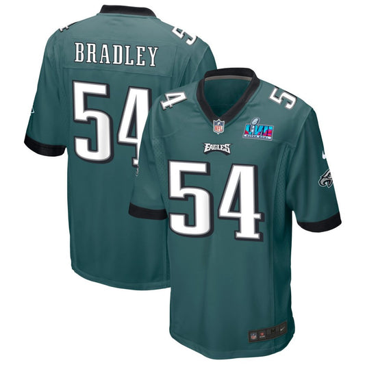 Shaun Bradley Philadelphia Eagles Nike Super Bowl LVII Game Jersey - Midnight Green