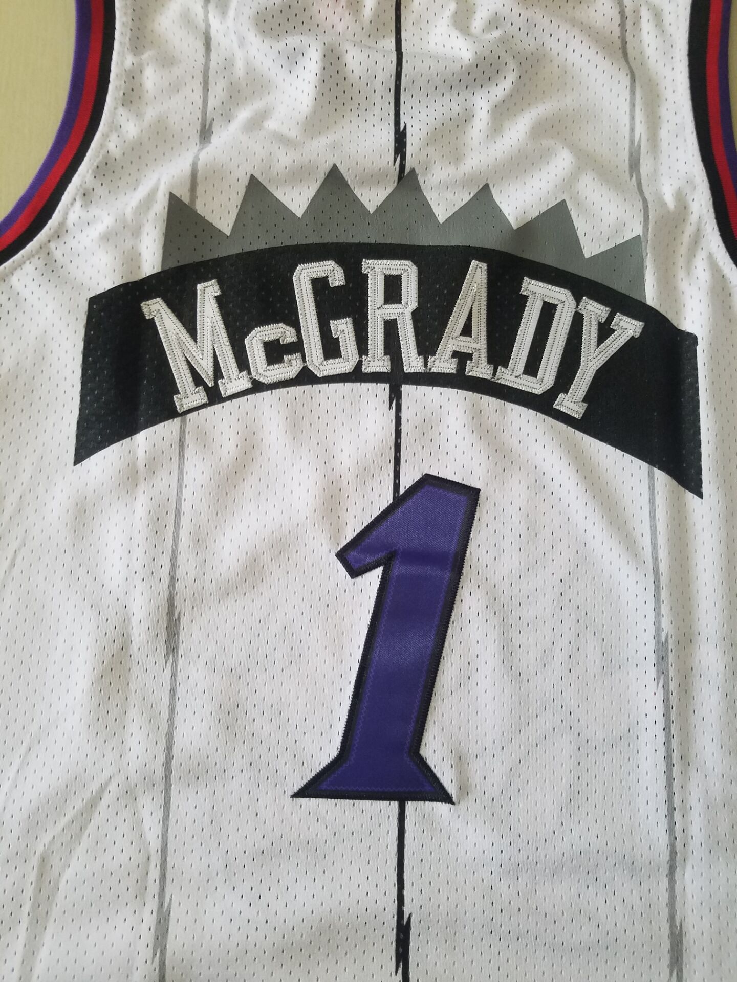 Men's Toronto Raptors Tracy McGrady 1998-99 White Hardwood Classics Swingman Jersey