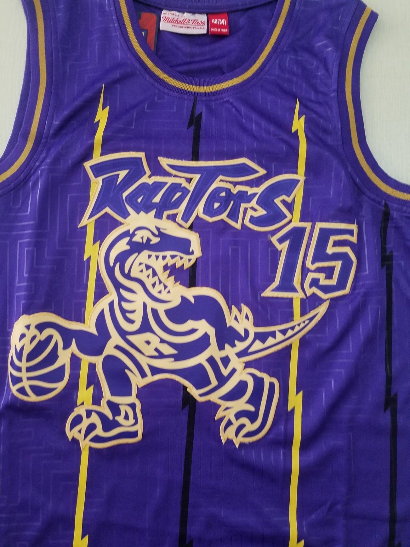 Men's Toronto Raptors Vince Carter 1998-99 Purple Hardwood Classics Swingman Jersey