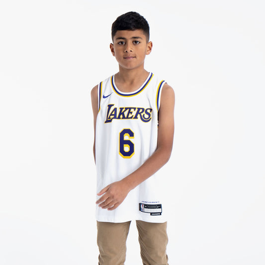 LeBron James Los Angeles Lakers 2023 Association Edition Jugend-NBA-Swingman-Trikot 