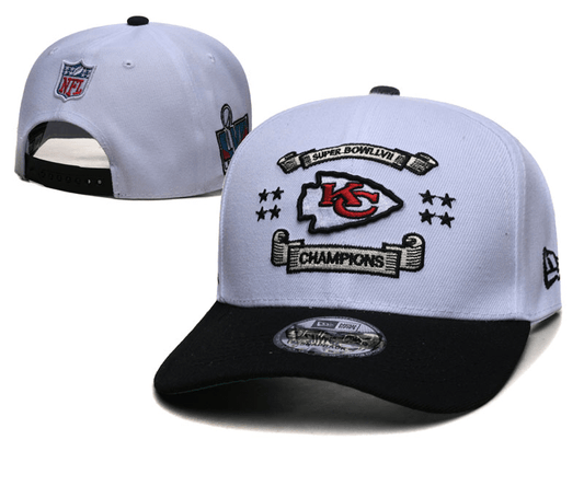 Kansas City Chiefs Snapback-Mütze Weiß