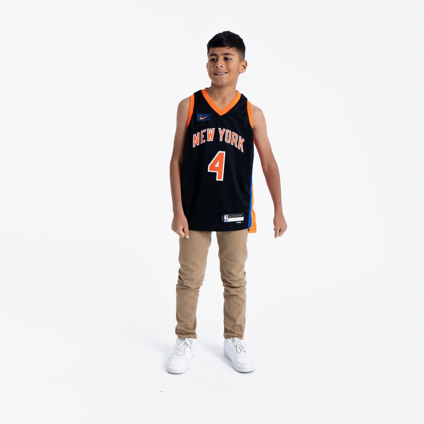 Derrick Rose New York Knicks 2023 City Edition Youth NBA Swingman Jersey