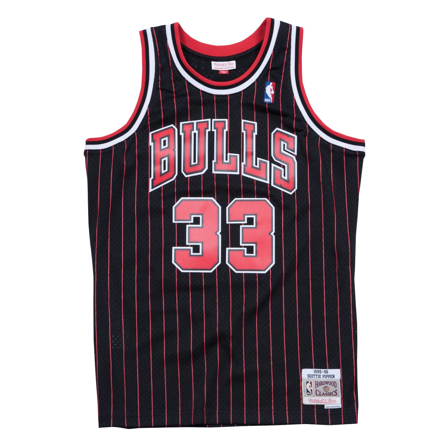 Scottie Pippen Chicago Bulls Throwback Pinstripe NBA Swingman Jersey