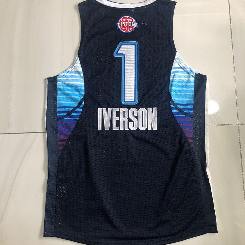 Allen Iverson Detroit Pistons 2009 All-Star East Jersey