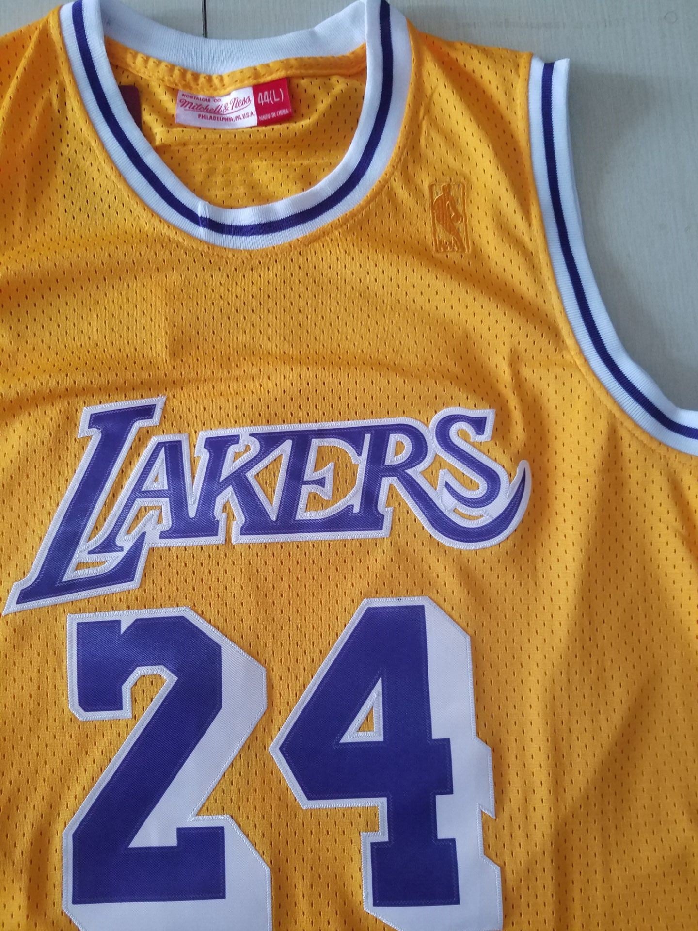 Kobe Bryant Los Angeles Lakers #24 NBA-Trikot – Retro-Gelb