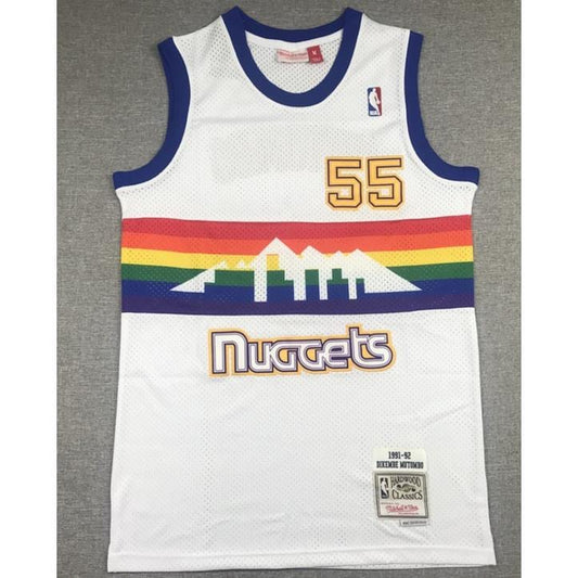 Denver Nuggets 55 Dikembe Mutombo Retro 