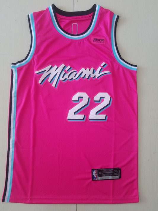 Miami Heat Jimmy Butler #22 NBA Swingman-Trikot für Herren in Pink